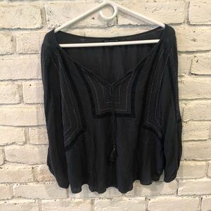 American Eagle Black Blouse - M